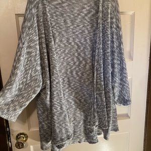 Lularoe Lindsay cardigan/kimono style. Heathered gray  color.